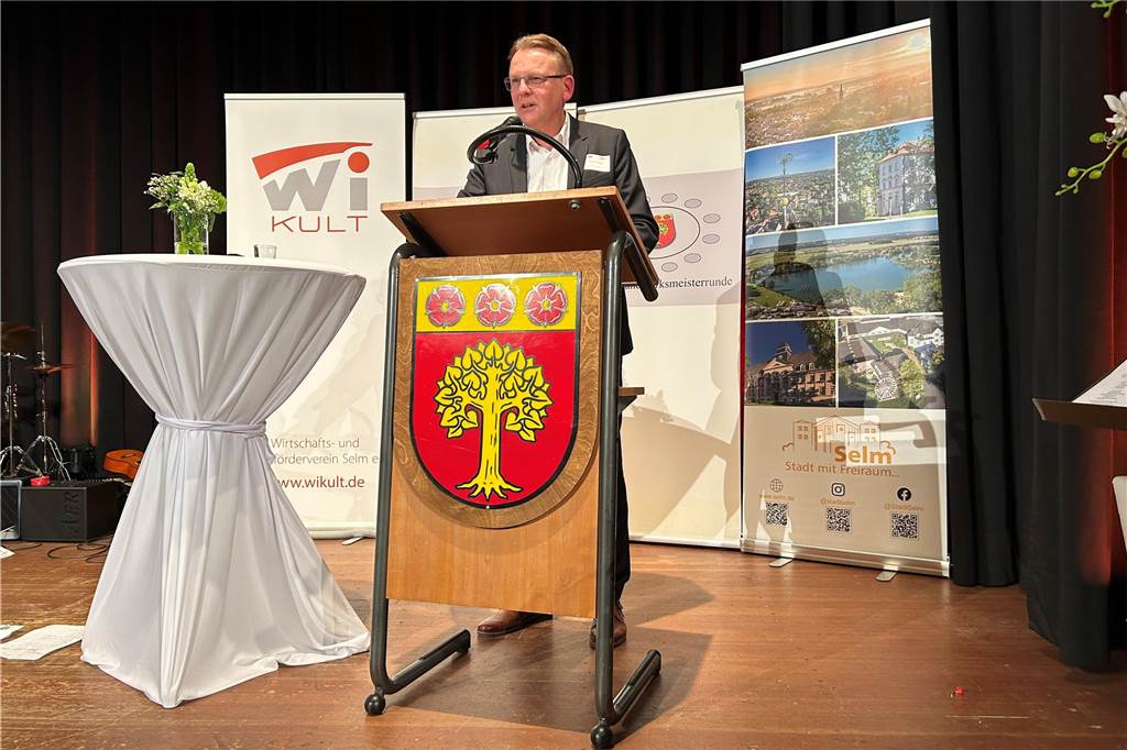 Szenen des Neujahrsempfangs in Selm.