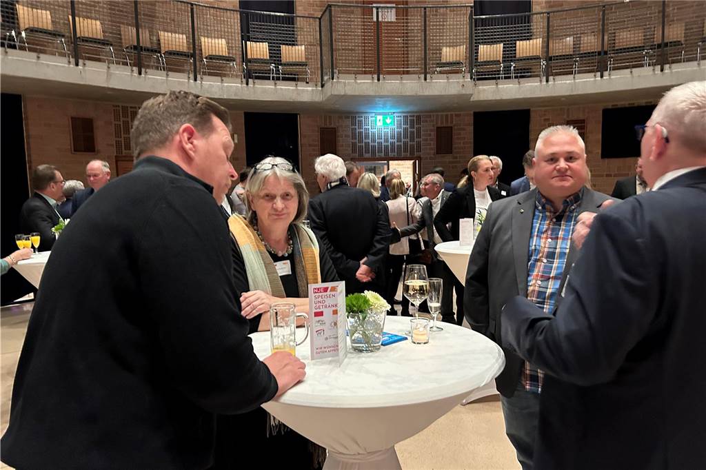 Szenen des Neujahrsempfangs in Selm.
