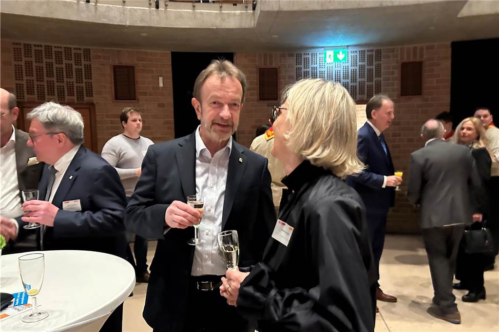 Szenen des Neujahrsempfangs in Selm.