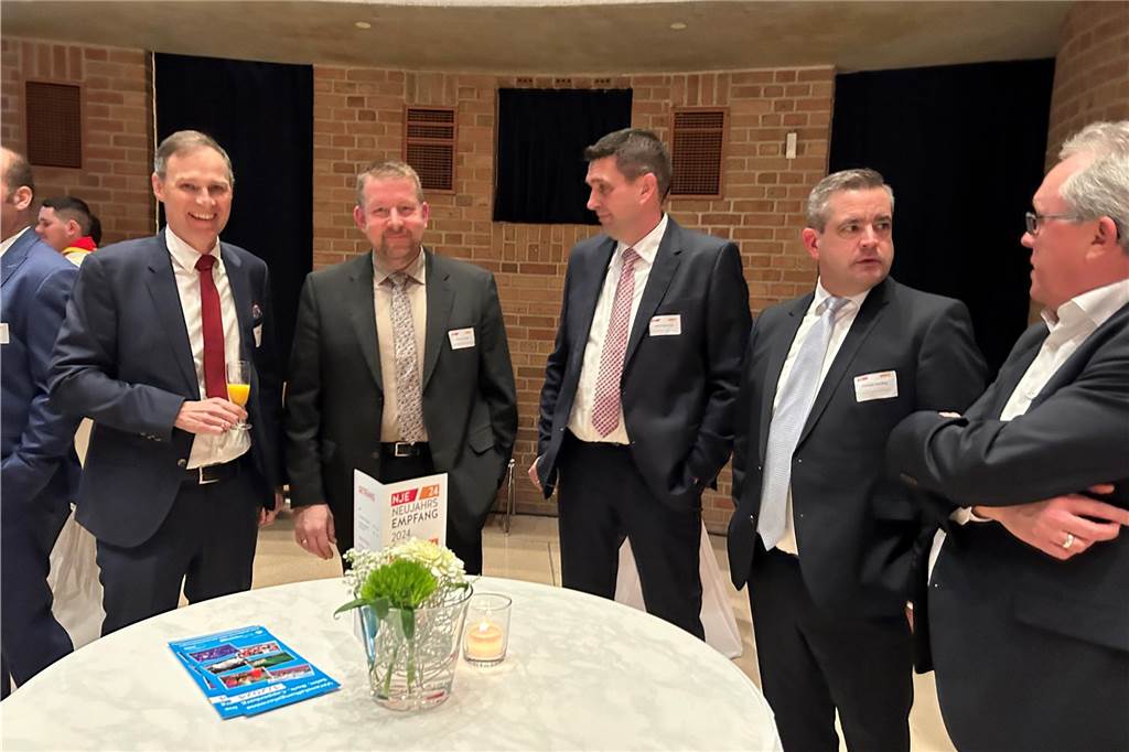 Szenen des Neujahrsempfangs in Selm.