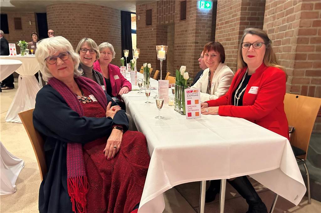 Szenen des Neujahrsempfangs in Selm.
