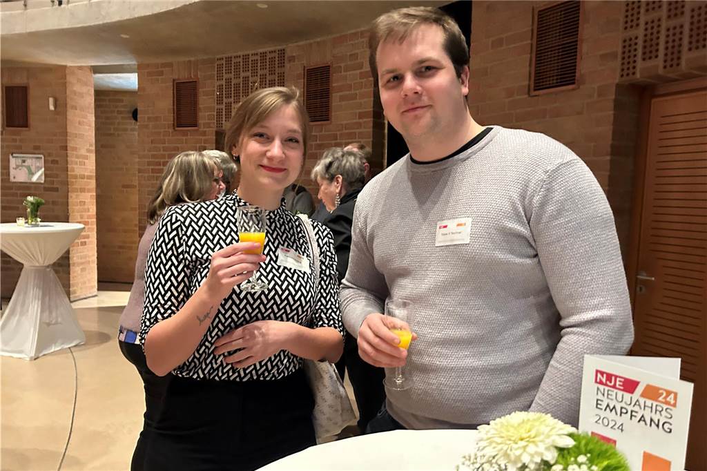 Szenen des Neujahrsempfangs in Selm.