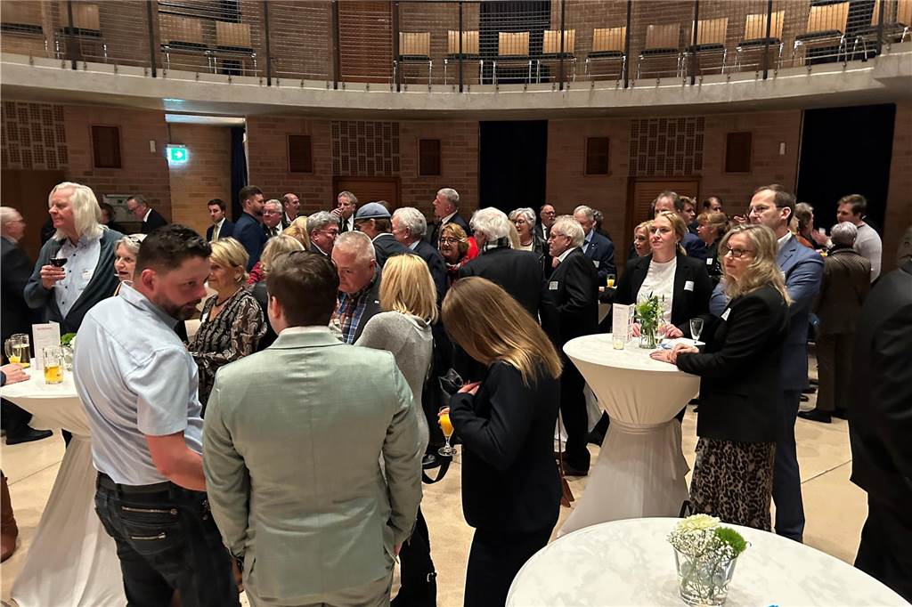 Szenen des Neujahrsempfangs in Selm.