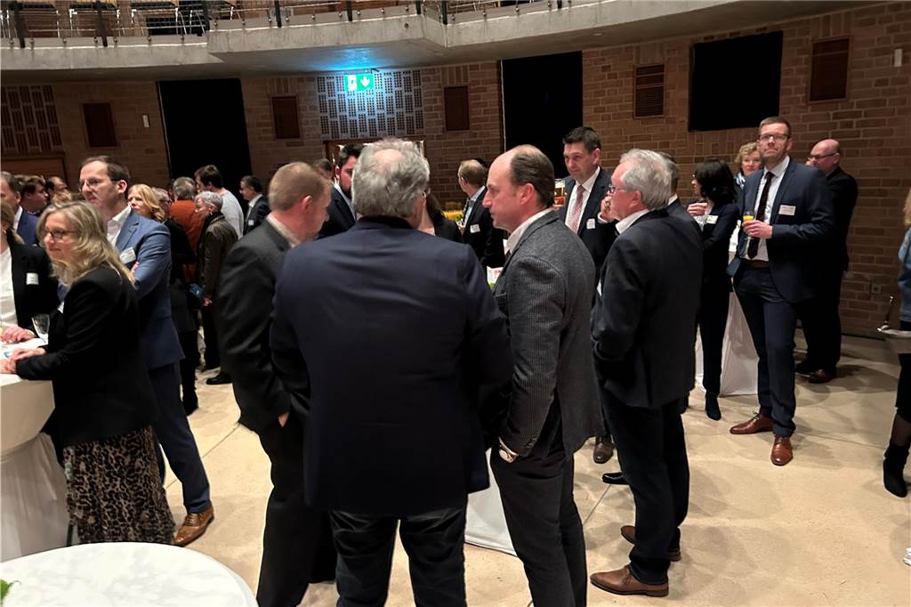 Szenen des Neujahrsempfangs in Selm.