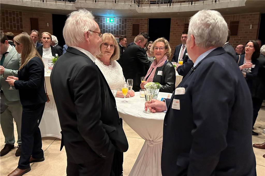 Szenen des Neujahrsempfangs in Selm.