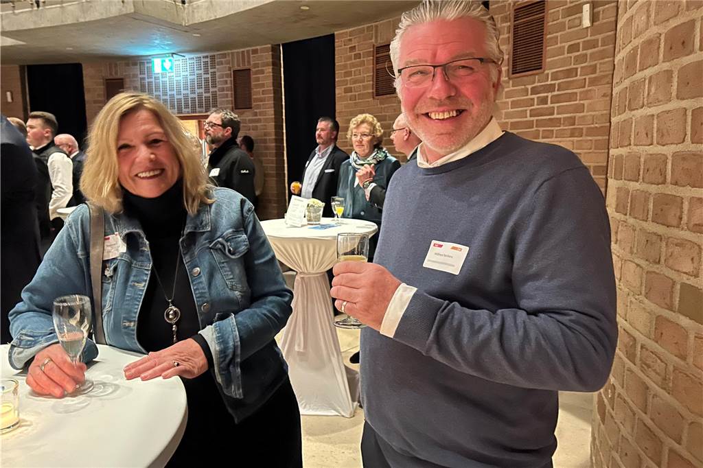 Szenen des Neujahrsempfangs in Selm.