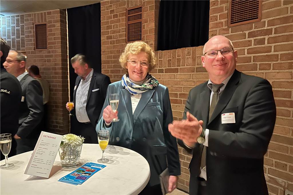 Szenen des Neujahrsempfangs in Selm.
