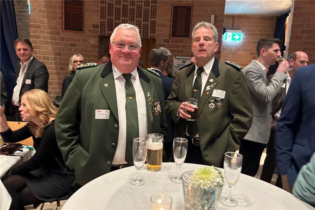 Szenen des Neujahrsempfangs in Selm.
