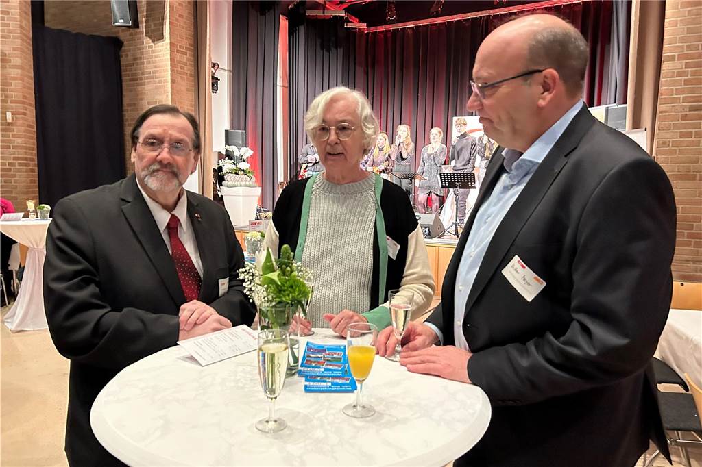 Szenen des Neujahrsempfangs in Selm.