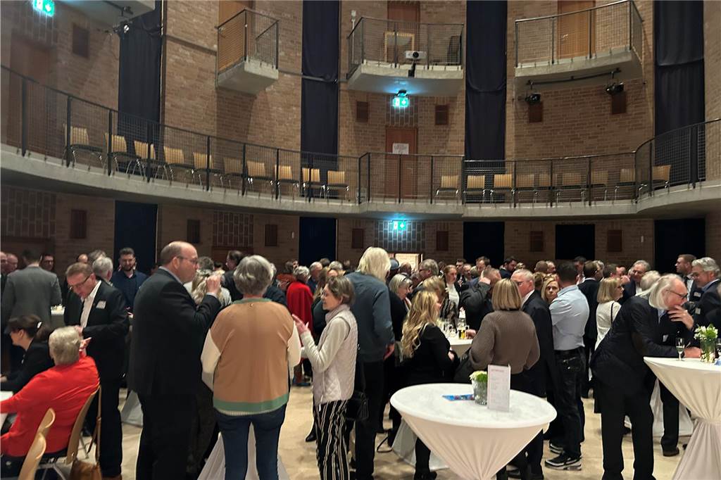 Szenen des Neujahrsempfangs in Selm.