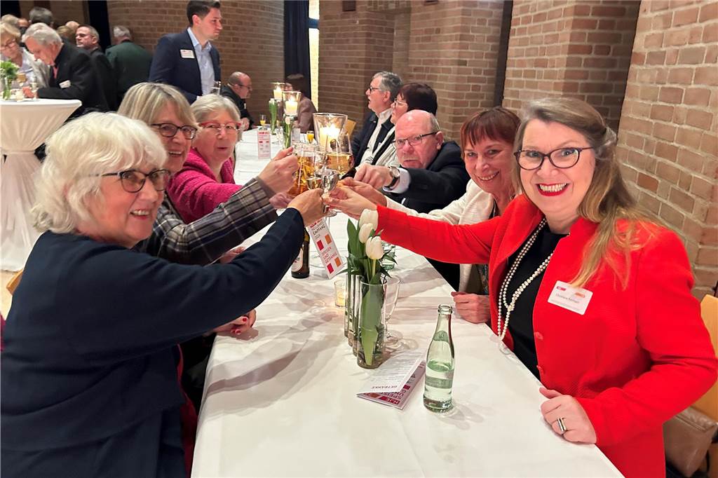 Szenen des Neujahrsempfangs in Selm.