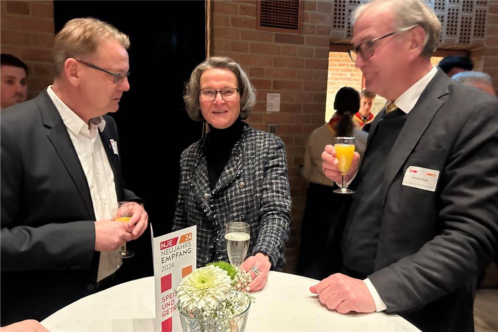 Szenen des Neujahrsempfangs Selm im Bürgerhaus.