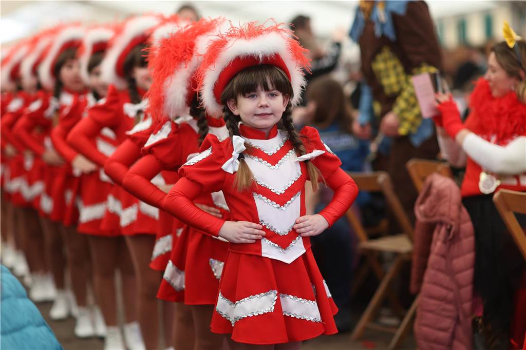 Szenen vom Kinderkarneval in Selm.