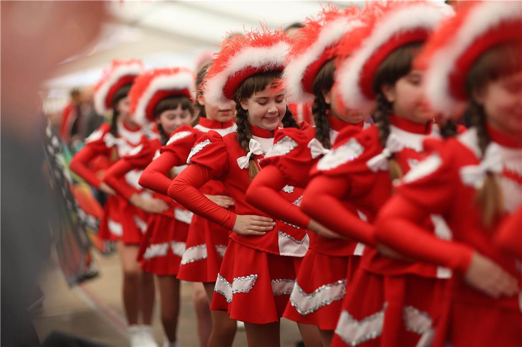 Szenen vom Kinderkarneval in Selm.