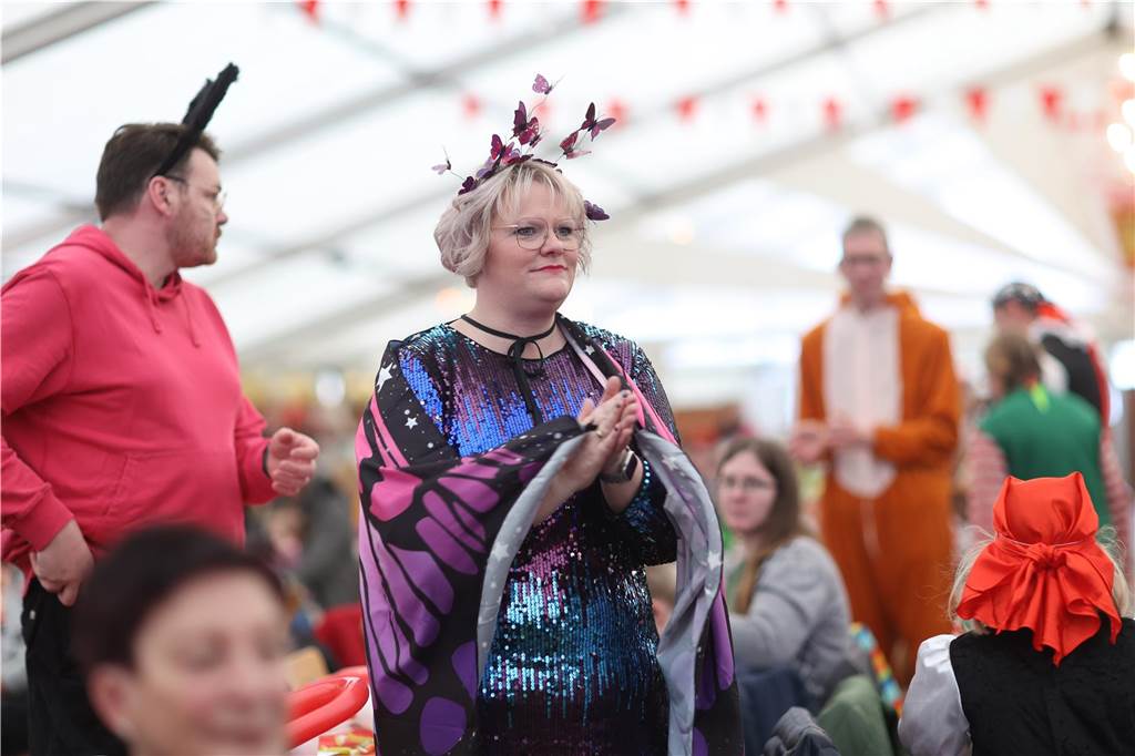 Szenen vom Kinderkarneval in Selm.