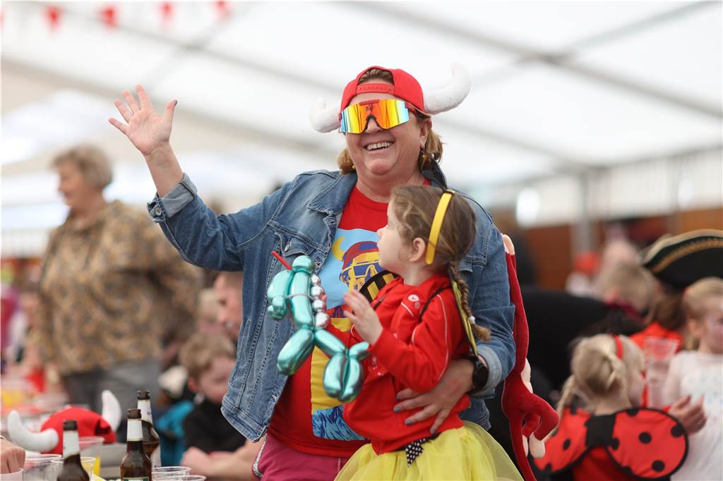 Szenen vom Kinderkarneval in Selm.