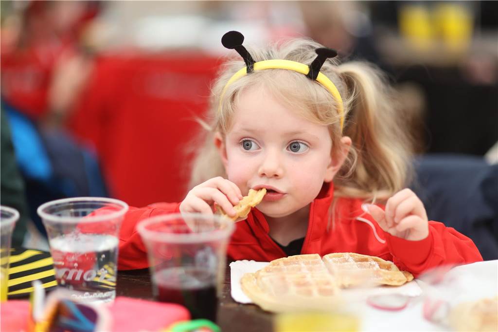 Szenen vom Kinderkarneval in Selm.