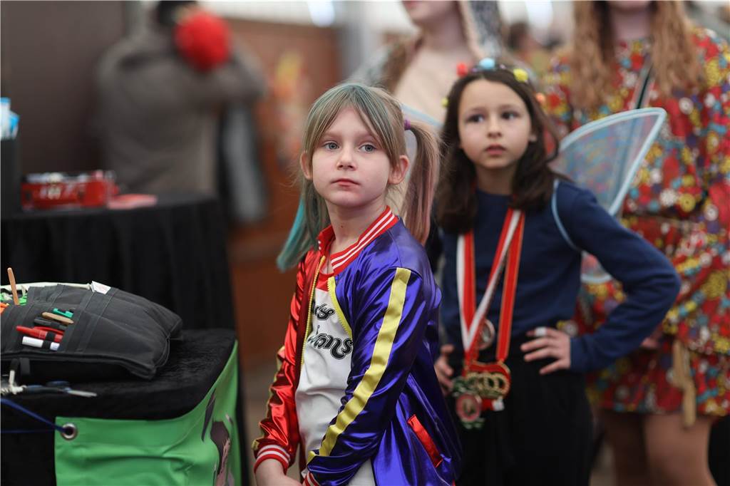 Szenen vom Kinderkarneval in Selm.