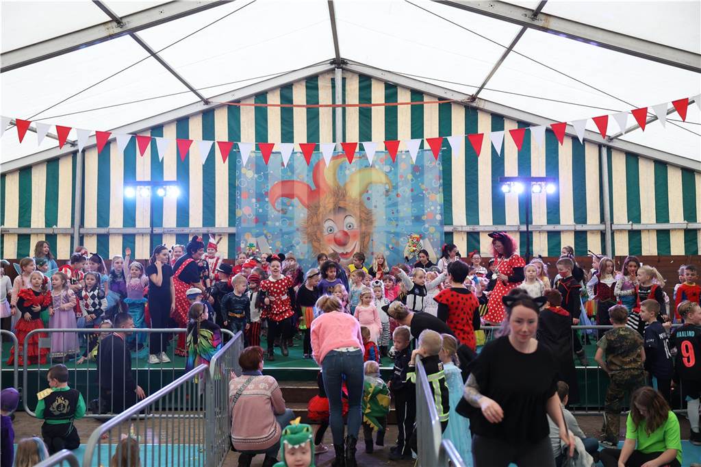 Szenen vom Kinderkarneval in Selm.