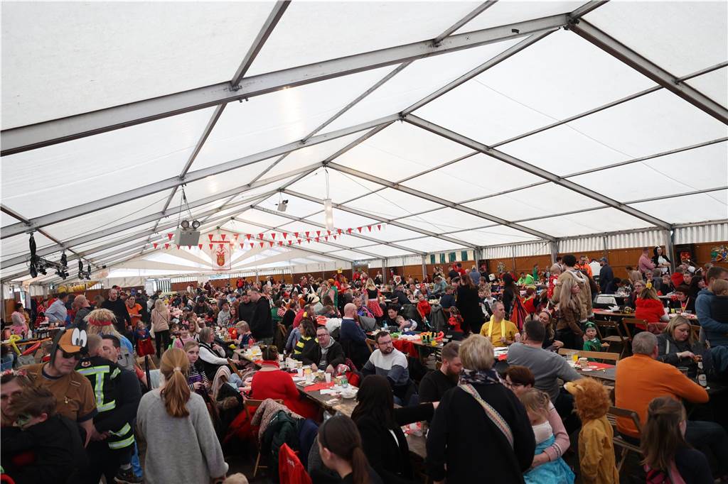 Szenen vom Kinderkarneval in Selm.