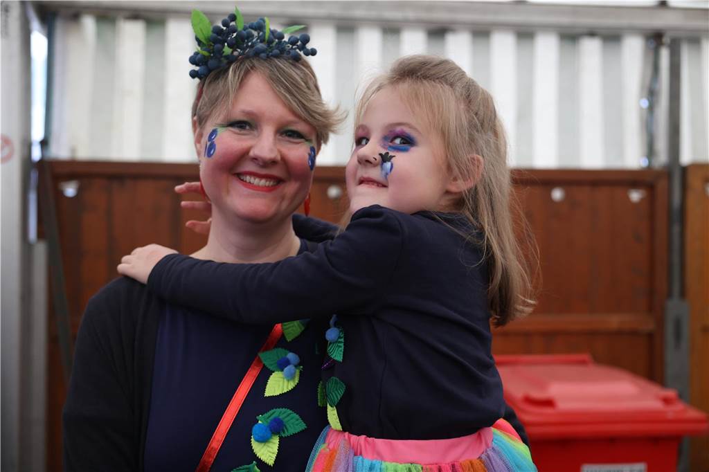 Szenen vom Kinderkarneval in Selm.