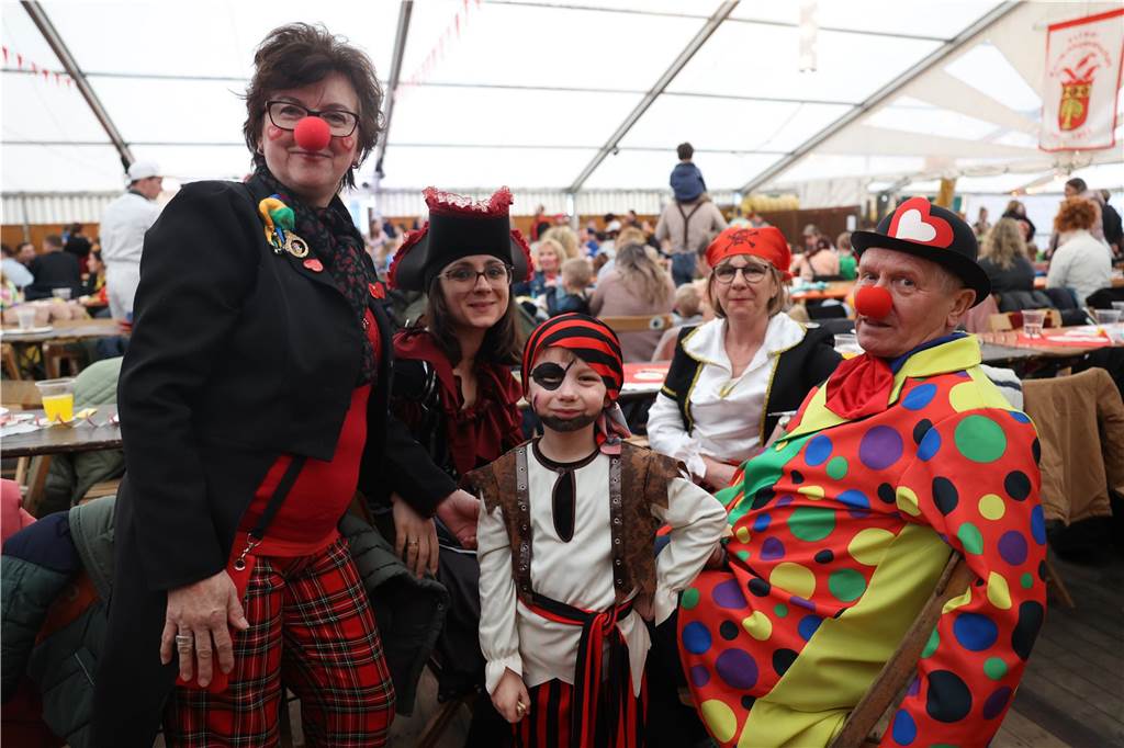 Szenen vom Kinderkarneval in Selm.