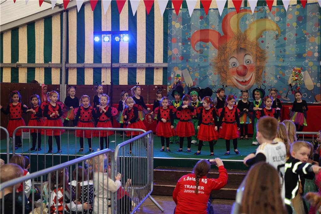 Szenen vom Kinderkarneval in Selm.
