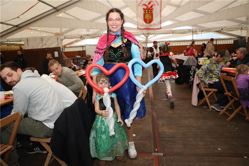 Szenen vom Kinderkarneval in Selm.