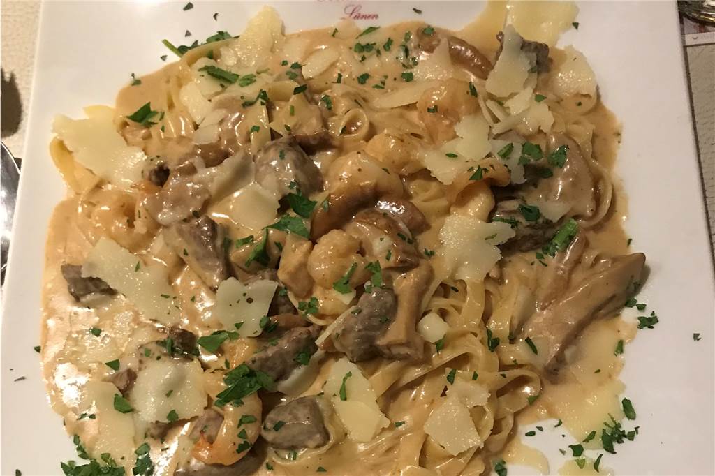 Tagliatelle Land & Meer.
