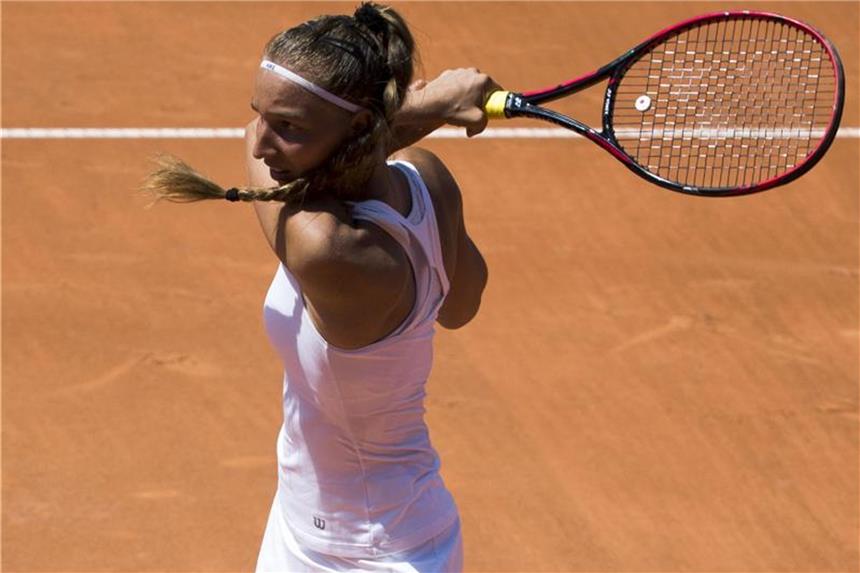 Korpatsch in Prag weiter - Aus für Petkovic und Witthöft Tamara Korpatsch steht nach dem Sieg über Oceane Dodin aus Frankreich im Achtelfinale von Prag. Foto: Peter Klaunzer/KEYSTONE