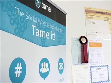 «Tame it!» Tame fasst die wichtigsten Twitter-News der letzten 24 Stunden zusammen. Foto: Lea Sibbel