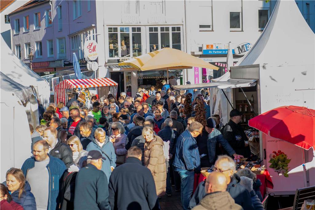 Tausende Besucher kamen am verkaufsoffenen Sonntag in der Halterner Innenstadt. Anlass war der traditionelle Gänsemarkt.