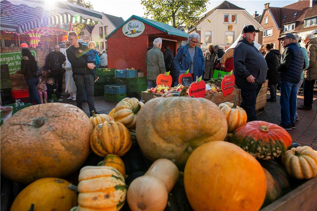 Tausende Besucher kamen am verkaufsoffenen Sonntag in der Halterner Innenstadt. Anlass war der traditionelle Gänsemarkt.