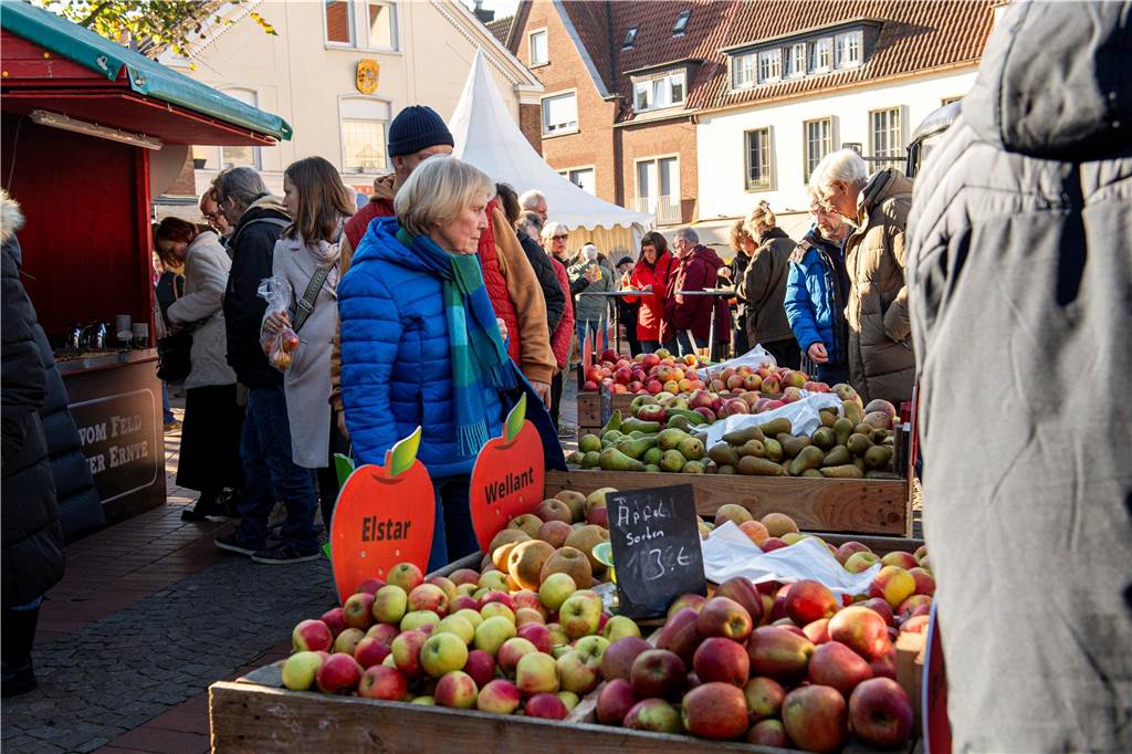 Tausende Besucher kamen am verkaufsoffenen Sonntag in der Halterner Innenstadt. Anlass war der traditionelle Gänsemarkt.