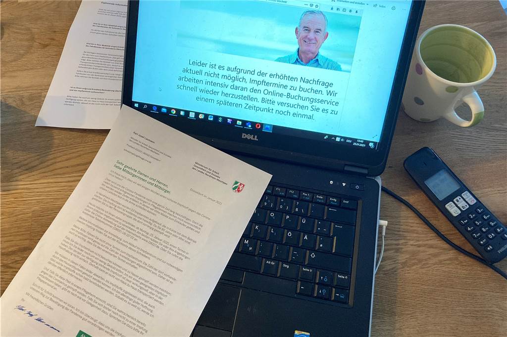 Dutzende Fehlversuche: Impftermin-Buchung bringt Dortmunder zur Verzweiflung Technische Probleme gab es beim Start der Anmeldung für Corona-Schutzimpfungen sowie online wie auch am Telefon.