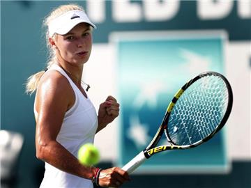 Tennisspielerin Caroline Wozniacki möchte Marathon laufen. Foto: Sedat Suna