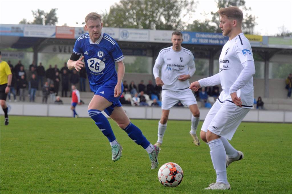 Eintracht Ahaus verstärkt den Kader weiter Teun Olthuis (l.) spielte jahrelang beim SV Heek. Im Sommer sucht er eine neue Herausforderung.