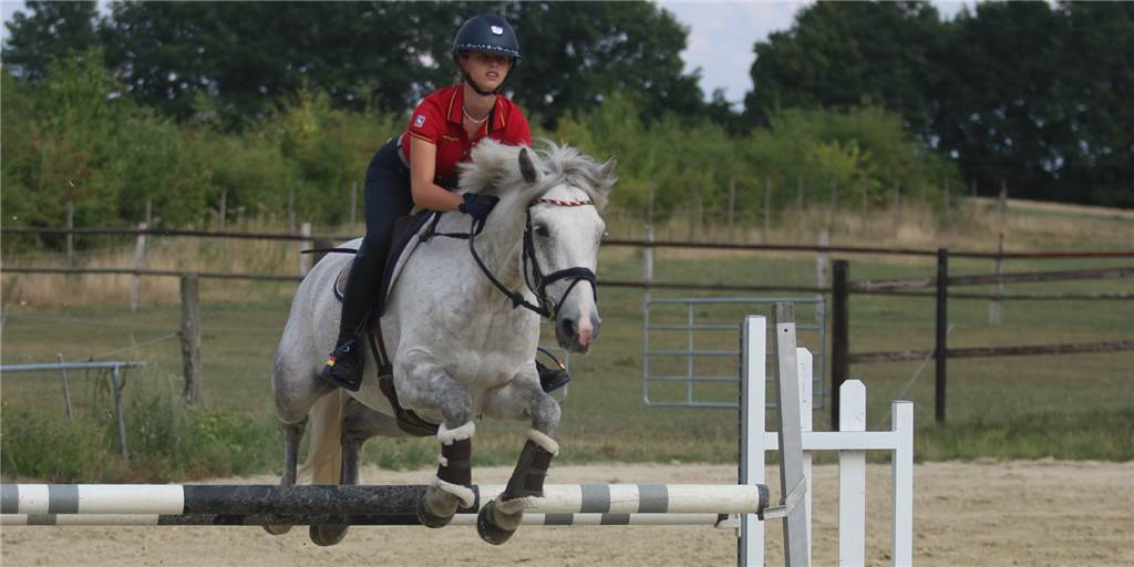Talent (14) aus Selm nimmt an EM im Vielseitigkeitsreiten teil: „Auf Top-Niveau angelangt“ Theresa Welsch nahm auf Shannon’s Hero an der Europameisterschaft im Vielseitigkeitsreiten teil.