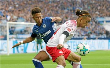 Thilo Kehrer (l.) zeigte zum Bundesliga-Auftakt gegen RB Leipzig eine blitzsaubere Partie. Gegen den Abwehrspieler konnten sich die Angreifer der Gäste - wie hier Yussuf Poulsen - nicht entscheidend in Szene setzen.