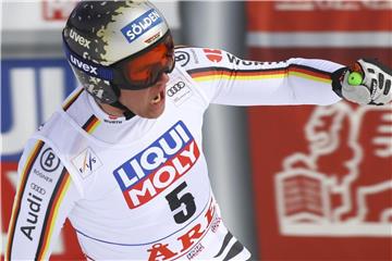 Thomas Dreßen wurde Fünfter bei der Abfahrt in Are. Foto: Marco Trovati/AP