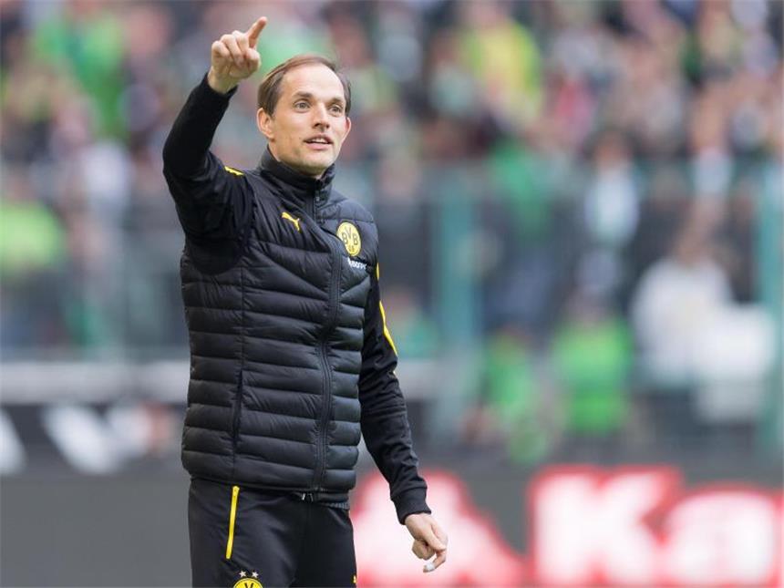 Tuchel-Berater: Keine Offerte von Bayer Thomas Tuchel hat einen Vertrag für die nächste Saison beim BVB - eigentlich. Foto: Guido Kirchner