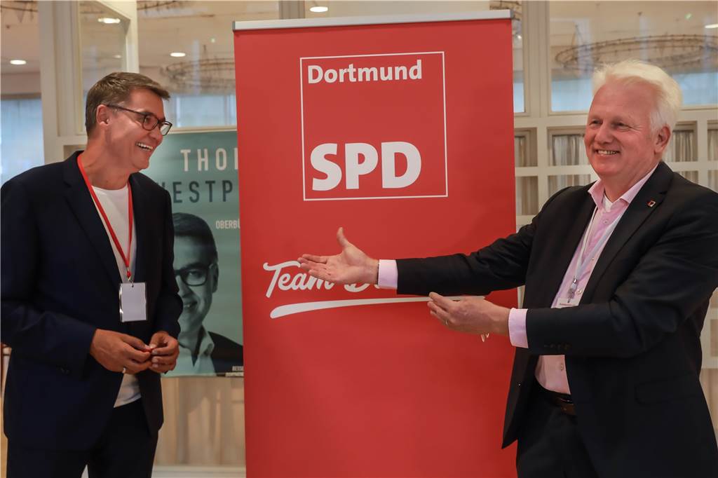 Vor der Stichwahl: Hier haben Dortmunds OB-Kandidaten ihre Hochburgen Thomas Westphal (l.) möchte die Nachfolge von Oberbürgermeister Ullrich Sierau antreten.