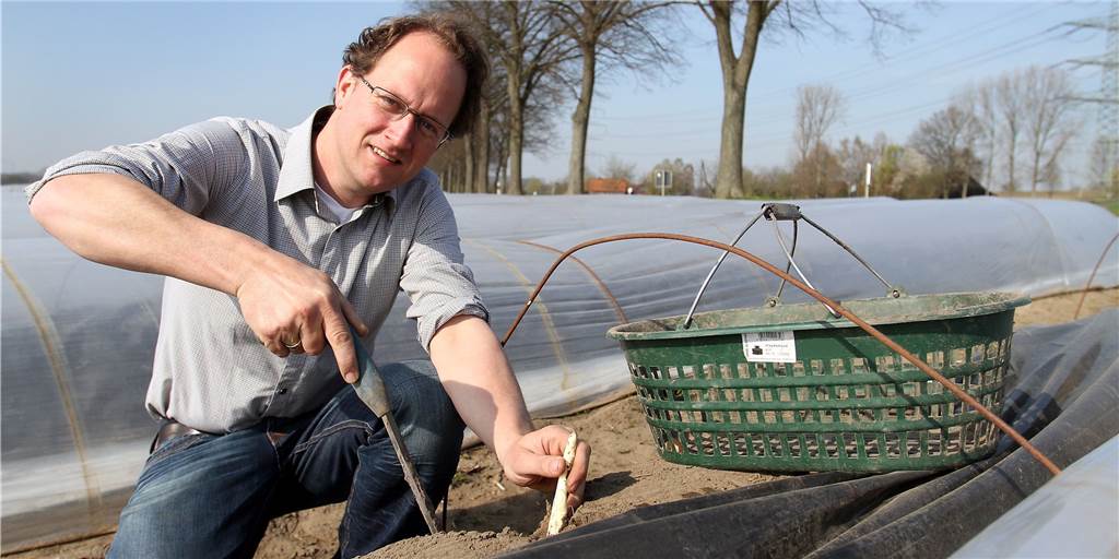 Werner kaufen weniger Spargel: „Wieder auf dem Niveau von 2019“ Thorsten Bleckmann hat in diesem Jahr wieder weniger Spargel verkauft als in den Jahren 2020 und 2021.