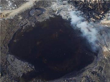 Tianjin nach dem Explosionsunglück. Foto: Str