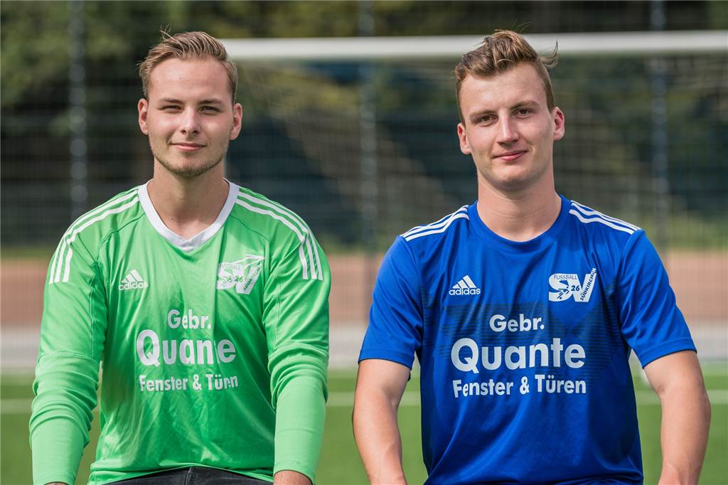 Die Neuen beim SV Südkirchen haben gegensätzliche Voraussetzungen - und Perspektiven Tim Hermans (l.) und Paul König sind Teil der B-Liga-Mannschaft des SV Südkirchen, spielen jedoch unterschiedlich viel.