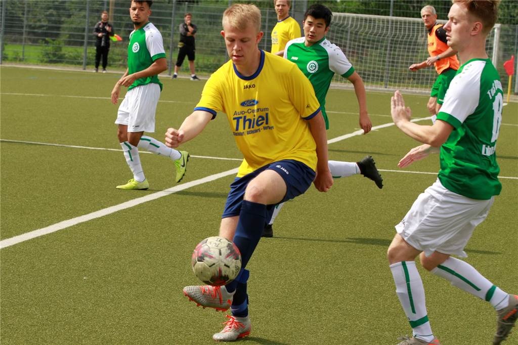 „Körperlich muss ich noch zulegen“: A-Jugendlicher überzeugt beim SV Herbern II Tim Jäger hat sich in der zweiten Mannschaft des SV Herbern direkt etabliert.