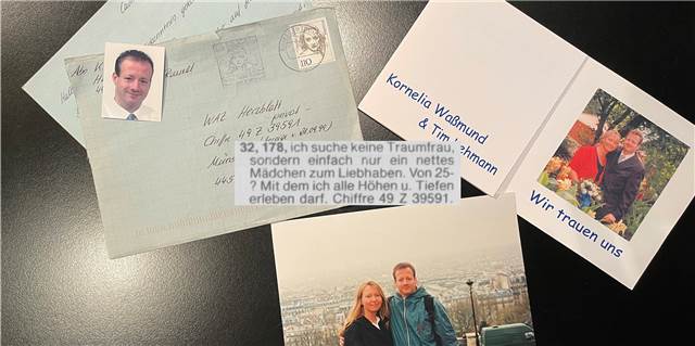 Tim Lehmann hat seine Liebe über eine Kontaktanzeige gefunden