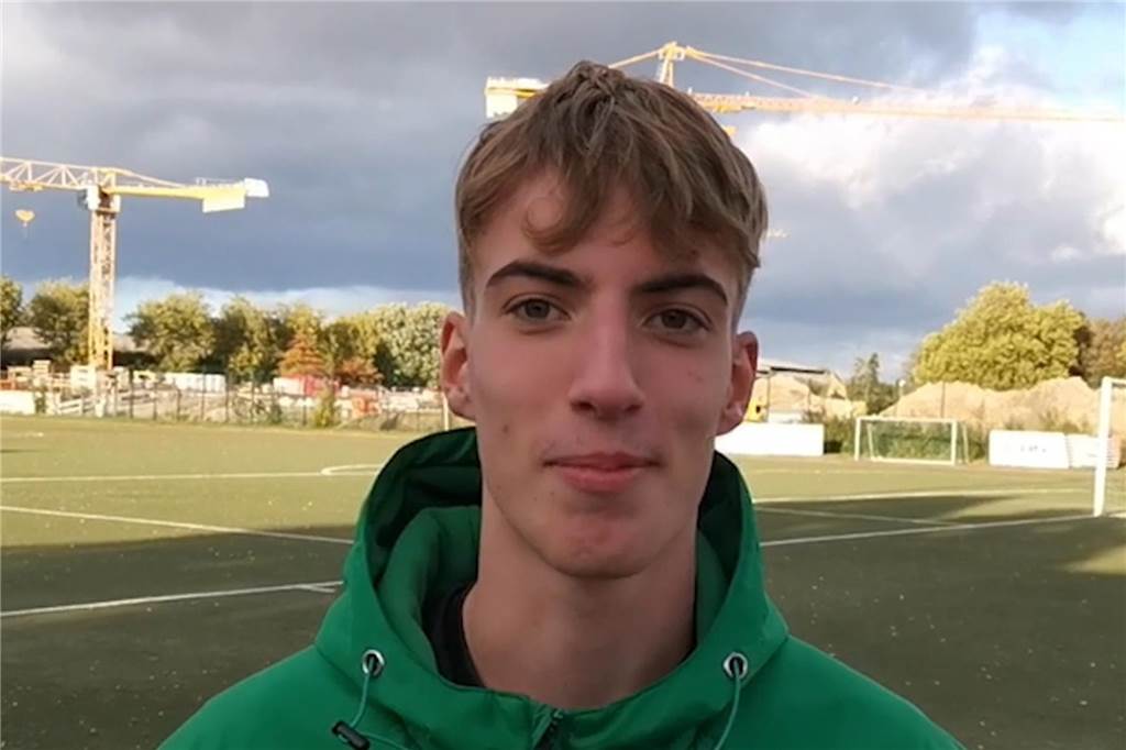 Talent steht bei GS Cappenberg in den Startlöchern Tim Schwalbach blickt in die Kamera.