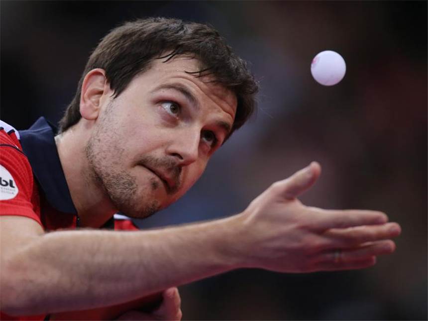 Keine ernste Gegenwehr: Boll stürmt locker ins Halbfinale Timo Boll startete erfolgreich in die Deutsche Meisterschaften. Foto: Malte Christians