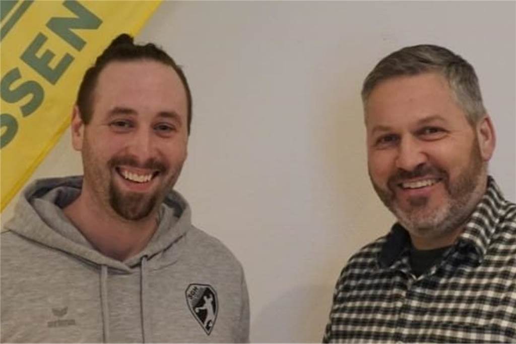 Tobias Brüggemann übernimmt HSG-Trainerposten Tobias Brüggemann (l.) wurde als neuer Trainer vorgestellt.